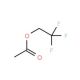 2,2,2-Trifluoroethyl acetate (CAS 406-95-1) - chemical structure image