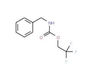 2,2,2-trifluoroethyl benzylcarbamate - chemical structure image