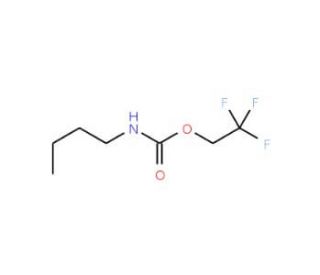 2,2,2-trifluoroethyl butylcarbamate - chemical structure image