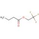 2,2,2-Trifluoroethyl butyrate (CAS 371-27-7) - chemical structure image