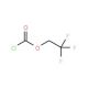 2,2,2-trifluoroethyl chloridocarbonate - chemical structure image