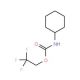 2,2,2-trifluoroethyl cyclohexylcarbamate - chemical structure image