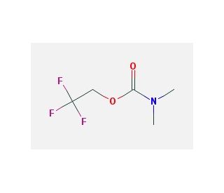 2,2,2-trifluoroethyl dimethylcarbamate (CAS 407-43-2) - chemical structure image
