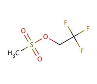 2,2,2-Trifluoroethyl methanesulfonate (CAS 25236-64-0) - chemical structure image