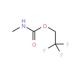2,2,2-trifluoroethyl methylcarbamate - chemical structure image