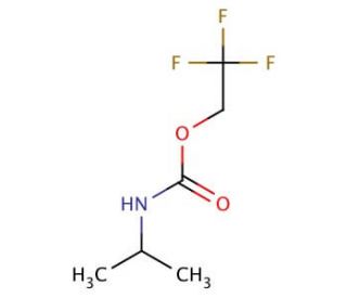 2,2,2-trifluoroethyl N-(propan-2-yl)carbamate - chemical structure image