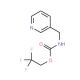 2,2,2-trifluoroethyl pyridin-3-ylmethylcarbamate - chemical structure image