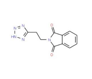 2-[2-(2H-tetrazol-5-yl)ethyl]-1H-isoindole-1,3(2H)-dione - chemical structure image