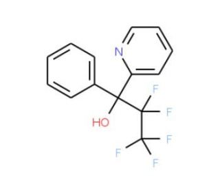 2,2,3,3,3-Pentafluoro-1-phenyl-1-pyridin-2-ylpropan-1-ol - chemical structure image