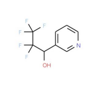 2,2,3,3,3-Pentafluoro-1-pyridin-3-yl-propan-1-ol - chemical structure image
