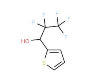2,2,3,3,3-Pentafluoro-1-thiophene-2-yl-propane-1-ol - chemical structure image