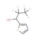 2,2,3,3,3-Pentafluoro-1-thiophene-2-yl-propane-1-ol - chemical structure image