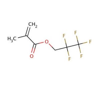 2,2,3,3,3-Pentafluoropropyl methacrylate (CAS 45115-53-5) - chemical structure image