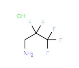 2,2,3,3,3-Pentafluoropropylamine hydrochloride (CAS 374-14-1) - chemical structure image