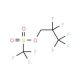 2,2,3,3,3-Pentafluoropropyltrifluoromethanesulfonate (CAS 6401-00-9) - chemical structure image