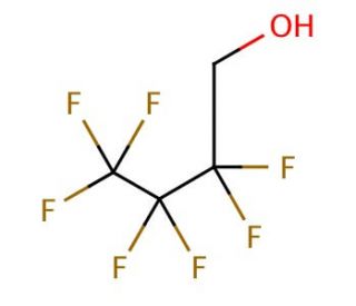 2,2,3,3,4,4,4-Heptafluoro-1-butanol (CAS 375-01-9) - chemical structure image