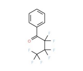 2,2,3,3,4,4,4-Heptafluorobutyrophenone (CAS 559-91-1) - chemical structure image