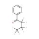 2,2,3,3,4,4,4-Heptafluorobutyrophenone (CAS 559-91-1) - chemical structure image