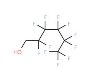 2,2,3,3,4,4,5,5,6,6,6-Eicosalfluorohexan-1-ol (CAS 423-46-1) - chemical structure image