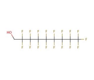 2,2,3,3,4,4,5,5,6,6,7,7,8,8,9,9,9-Heptadecafluoro-1-nonanol (CAS 423-56-3) - chemical structure image