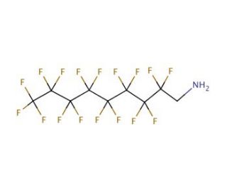 2,2,3,3,4,4,5,5,6,6,7,7,8,8,9,9,9-Heptadecafluorononylamine (CAS 355-47-5) - chemical structure image