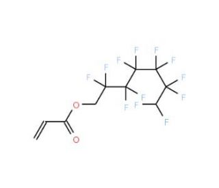 2,2,3,3,4,4,5,5,6,6,7,7-Dodecafluoroheptyl acrylate (CAS 2993-85-3) - chemical structure image