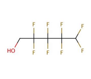 2,2,3,3,4,4,5,5-Octafluoro-1-pentanol (CAS 355-80-6) - chemical structure image