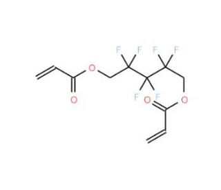 2,2,3,3,4,4-Hexafluoropent-1,5-diyl diacrylate (CAS 678-95-5) - chemical structure image