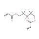 2,2,3,3,4,4-Hexafluoropent-1,5-diyl diacrylate (CAS 678-95-5) - chemical structure image