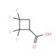 2,2,3,3-tetrafluorocyclobutanecarboxylic acid - chemical structure image