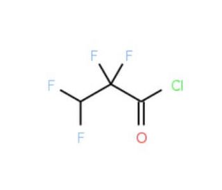 2,2,3,3-Tetrafluoropropionyl chloride (CAS 663-73-0) - chemical structure image