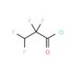 2,2,3,3-Tetrafluoropropionyl chloride (CAS 663-73-0) - chemical structure image