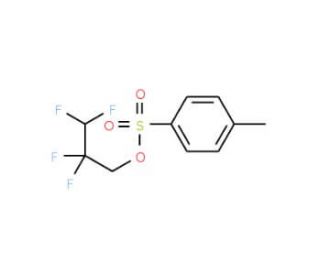 2,2,3,3-Tetrafluoropropyl tosylate (CAS 786-31-2) - chemical structure image