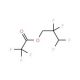 2,2,3,3-Tetrafluoropropyl trifluoroacetate (CAS 107551-72-4) - chemical structure image
