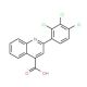 2-(2,3,4-Trichloro-phenyl)-quinoline-4-carboxylic acid - chemical structure image