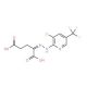 2-{2-[3-Chloro-5-(trifluoromethyl)-2-pyridinyl]-hydrazono}pentanedioic acid - chemical structure image