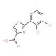 2-(2,3-Dichloro-phenyl)-thiazole-4-carboxylic acid (CAS 257876-07-6) - chemical structure image