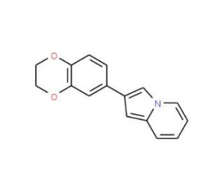 2-(2,3-Dihydro-benzo[1,4]dioxin-6-yl)-indolizine - chemical structure image