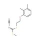 [2-(2,3-Dimethylphenoxy)ethyl]methyl-cyanocarbonimidodithioate - chemical structure image