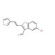 2-[2-(3-Furyl)vinyl]-5-hydroxy-1-benzofuran-3-carbaldehyde - chemical structure image