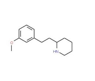 2-[2-(3-Methoxy-phenyl)-ethyl]-piperidine - chemical structure image