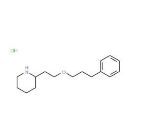 2-[2-(3-Phenylpropoxy)ethyl]piperidinehydrochloride - chemical structure image