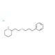 2-[2-(3-Phenylpropoxy)ethyl]piperidinehydrochloride - chemical structure image