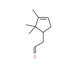 (2,2,3-Trimethyl-cyclopent-3-enyl)-acetaldehyde - chemical structure image