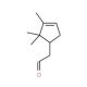 (2,2,3-Trimethyl-cyclopent-3-enyl)-acetaldehyde - chemical structure image