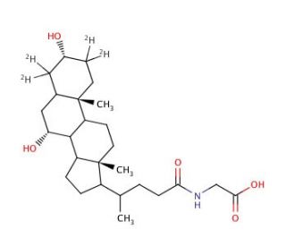 [2,2,4,4-d4]-Glycochenodeoxycholic Acid - chemical structure image