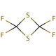2,2,4,4-Tetrafluoro-1,3-dithietane (CAS 1717-50-6) - chemical structure image