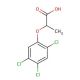 2-(2,4,5-Trichlorophenoxy)propionic acid (CAS 93-72-1) - chemical structure image