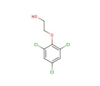 2-(2,4,6-Trichlorophenoxy)ethanol (CAS 6161-87-1) - chemical structure image