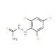 2-(2,4,6-Trichlorophenyl)-1-hydrazinecarbothioamide (CAS 14576-98-8) - chemical structure image
